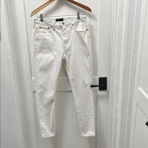 Banana Republic White Skinny Jeans